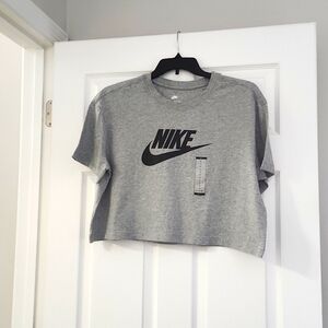 Brand new Nike boxy oversized shirt gray size large